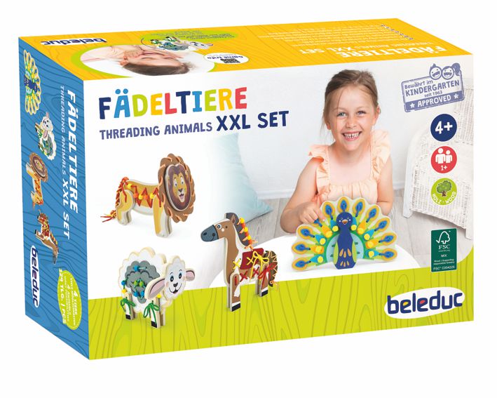 Fädeltier XXL Gruppenset 129 Teile